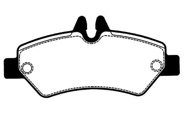 Jeu de 4 plaquettes de frein Raicam RA.0903.0