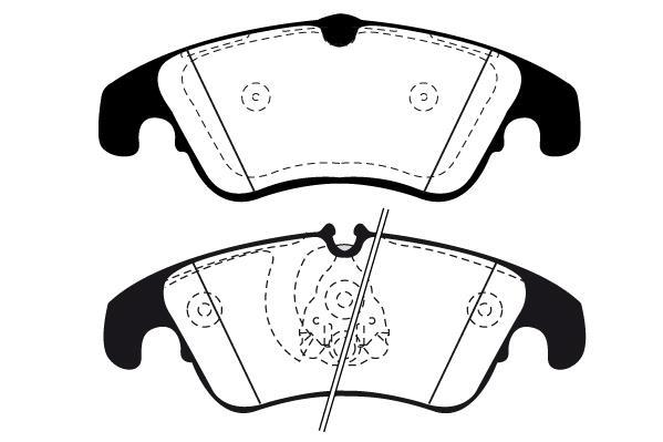Jeu de 4 plaquettes de frein Raicam RA.0914.0