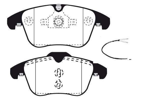 Jeu de 4 plaquettes de frein Raicam RA.0929.2