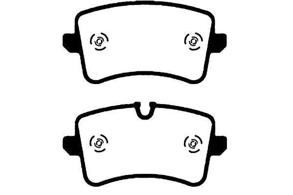 Jeu de 4 plaquettes de frein Raicam RA.0931.0