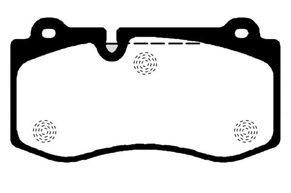 Jeu de 4 plaquettes de frein Raicam RA.0933.0
