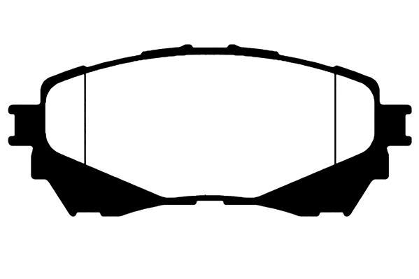 Jeu de 4 plaquettes de frein Raicam RA.0934.0
