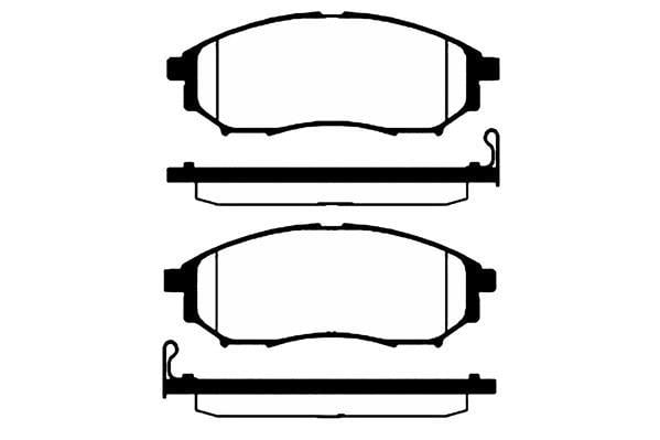 Jeu de 4 plaquettes de frein Raicam RA.0939.0