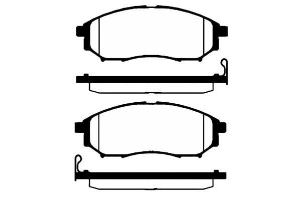 Jeu de 4 plaquettes de frein Raicam RA.0939.1