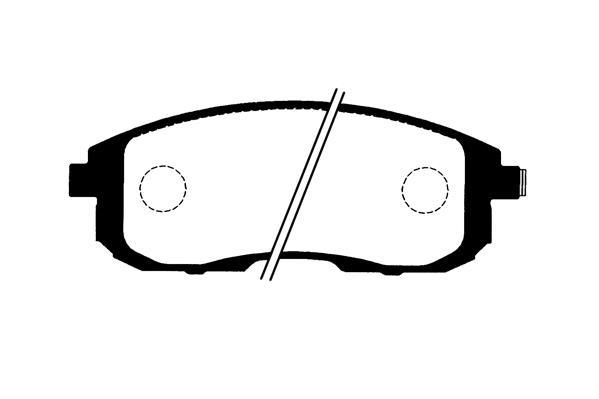 Jeu de 4 plaquettes de frein Raicam RA.0971.1