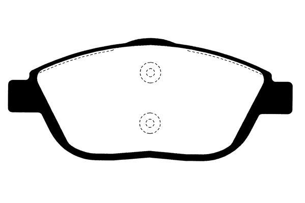 Jeu de 4 plaquettes de frein Raicam RA.0972.0