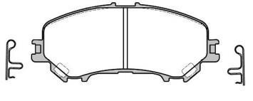 Jeu de 4 plaquettes de frein Raicam RA.0950.1