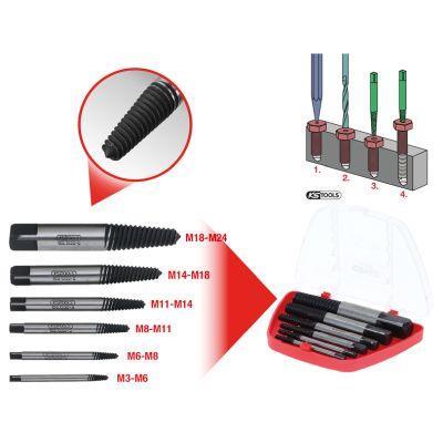 Jeu d'extracteurs de goujons KS TOOLS ref. 150.1330