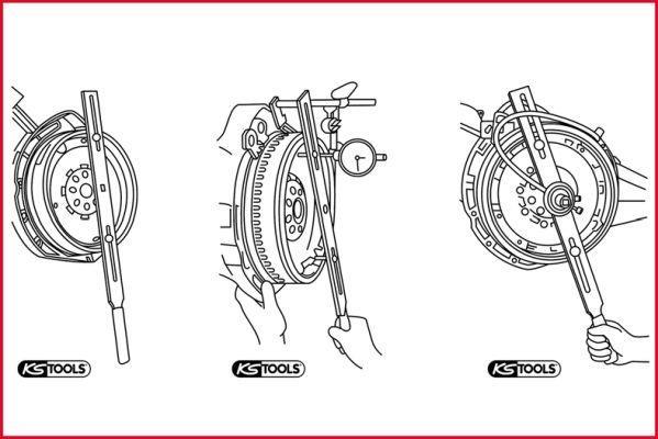 Kit d'outils de réglage, épure de distribution KS TOOLS ref. 150.2425