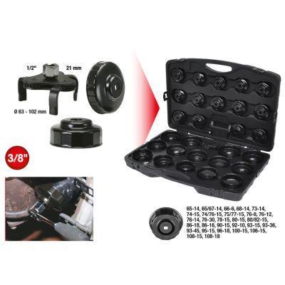 Jeu de cloches pour filtre à huile KS TOOLS ref. 150.9350