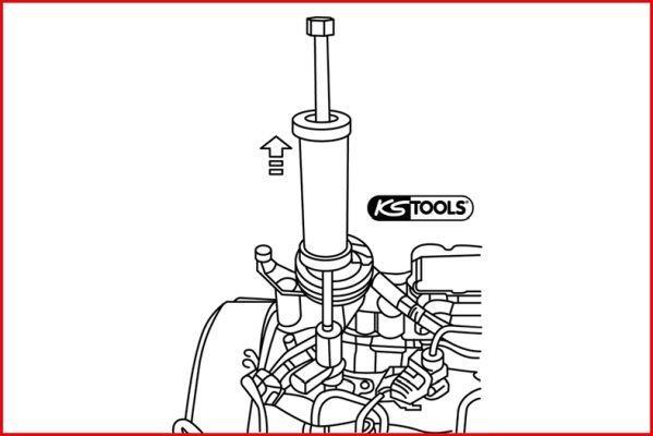 Coffret d'extraction injecteurs KS TOOLS ref. 152.1350