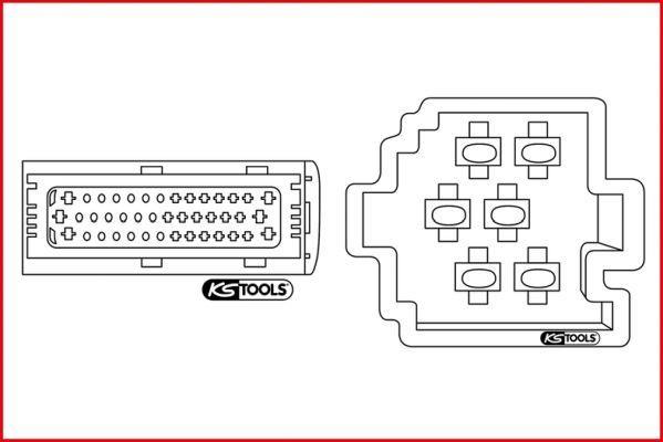 Extracteur de cosses KS TOOLS ref. 154.0012