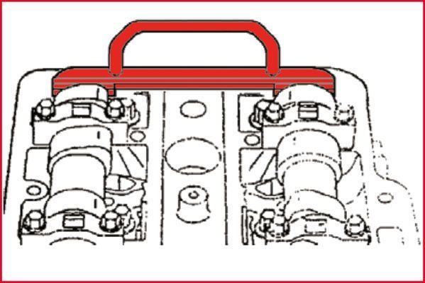 Coffret de calage (Outils de calage moteur) KS TOOLS ref. 400.1575