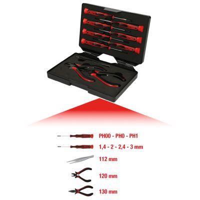 Coffret de pinces et tournevis électroniques KS TOOLS ref. 500.7180