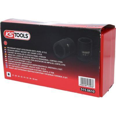 Jeu de douilles à chocs KS TOOLS 515.0610