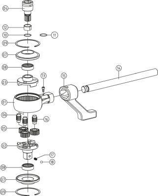 Accessoires clé dynamométrique KS TOOLS 516.3705