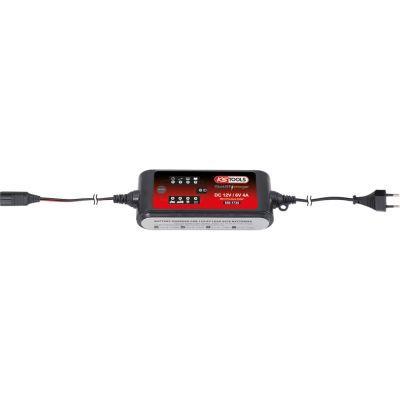 Chargeur de batterie de voiture ((de 6 à 12 V, et câbles)) KS TOOLS  ref. 550.1735