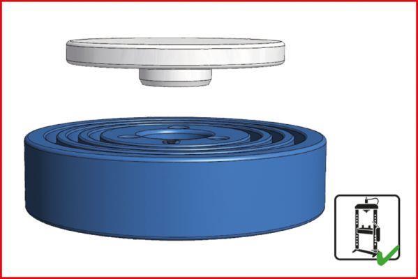 Coffret extracteurs moyeux et roulements KS TOOLS ref. 700.1550