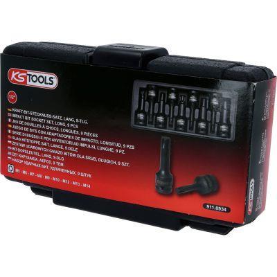 Coffret de douilles à chocs longue KS TOOLS 911.0934