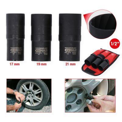 Coffret de douilles 1/2 extraction goujons roues antivol KS TOOLS ref. 913.1270