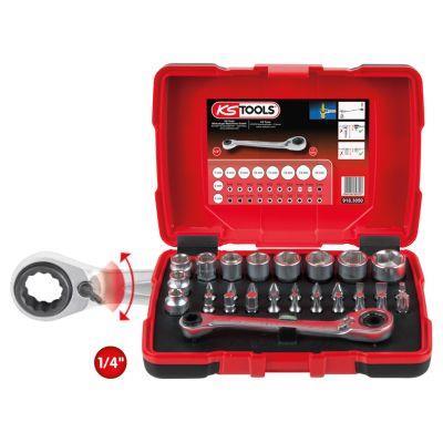 Coffret cliquets et douilles 1/4" KS TOOLS ref. 918.3050