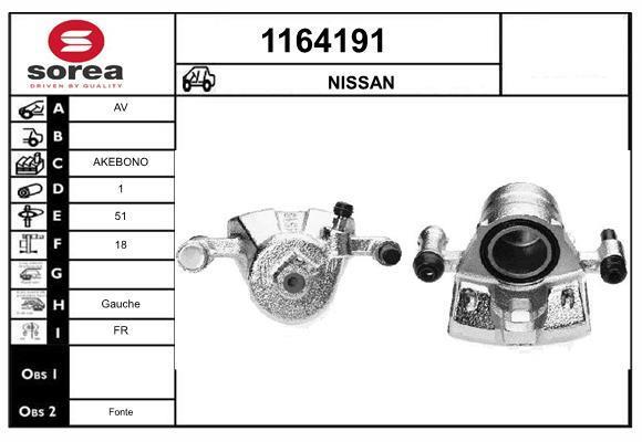 Pinça de travão SNRA ref. 1164191