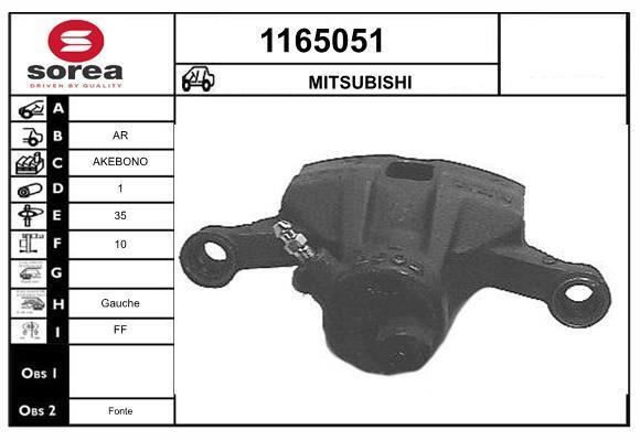 Pinza de freno SNRA ref. 1165051