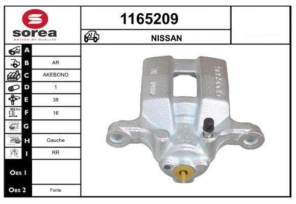 Pinza de freno SNRA ref. 1165209