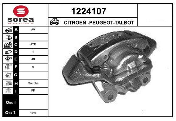 Pinza de freno SNRA ref. 1224107