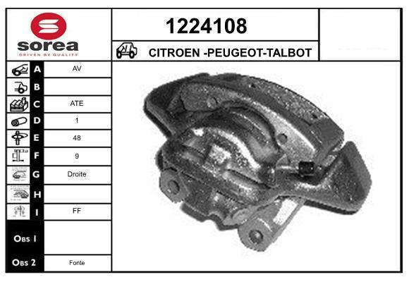 Étrier de frein SNRA ref. 1224108