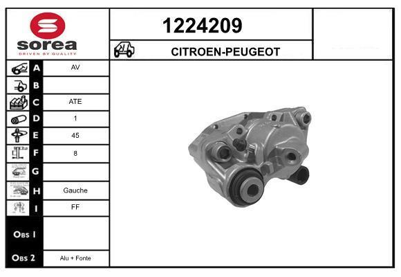 Étrier de frein SNRA 1224209