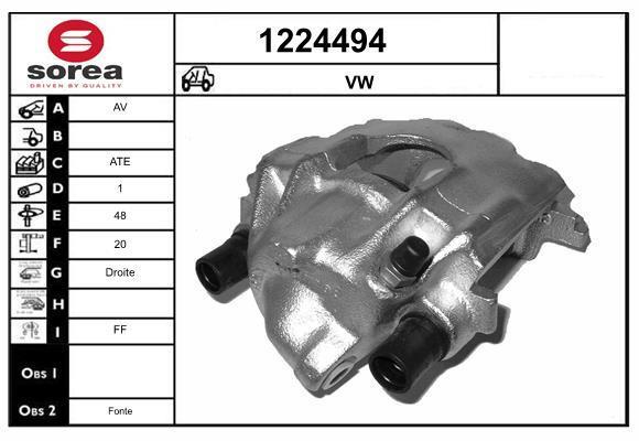 Pinza de freno SNRA ref. 1224494