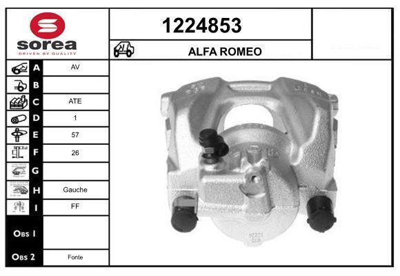 Pinza de freno SNRA ref. 1224853
