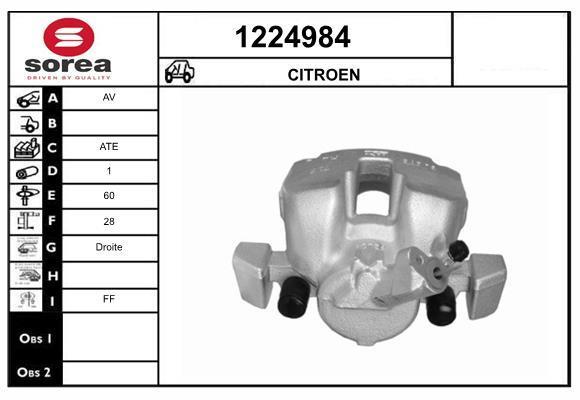 Étrier de frein SNRA ref. 1224984