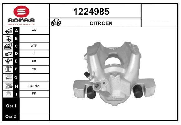 Étrier de frein SNRA ref. 1224985