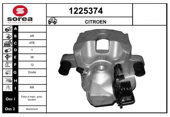 Étrier de frein SNRA ref. 1225374
