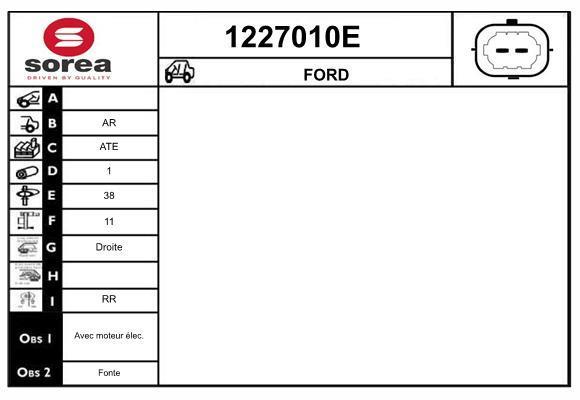 Étrier de frein SNRA ref. 1227010E
