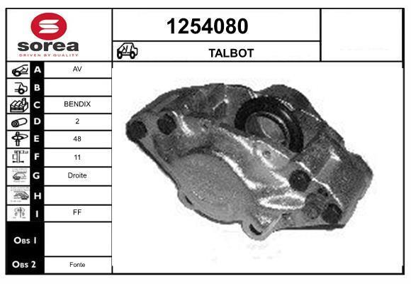 Pinça de travão SNRA ref. 1254080