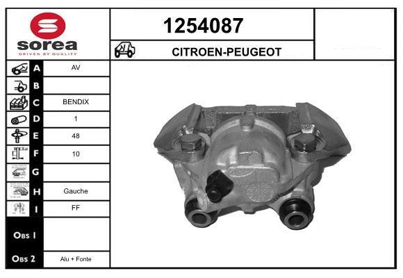 Étrier de frein SNRA ref. 1254087