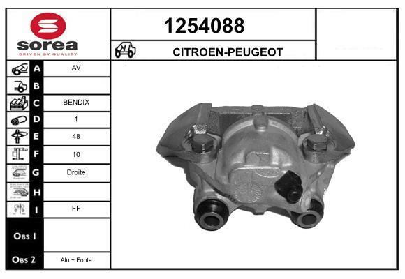 Étrier de frein SNRA ref. 1254088