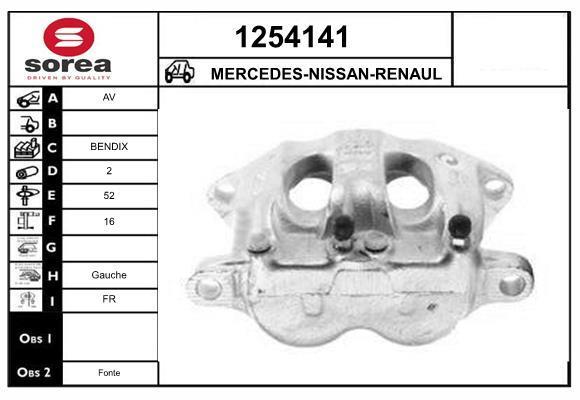 Pinza de freno SNRA ref. 1254141
