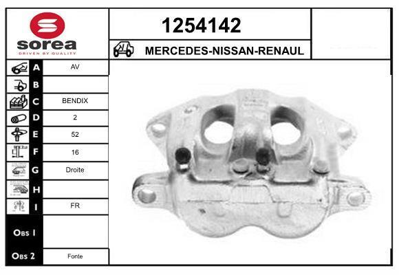Pinza de freno SNRA ref. 1254142