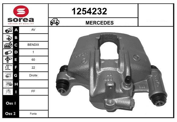 Étrier de frein SNRA 1254232
