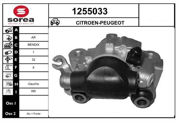 Étrier de frein SNRA 1255033