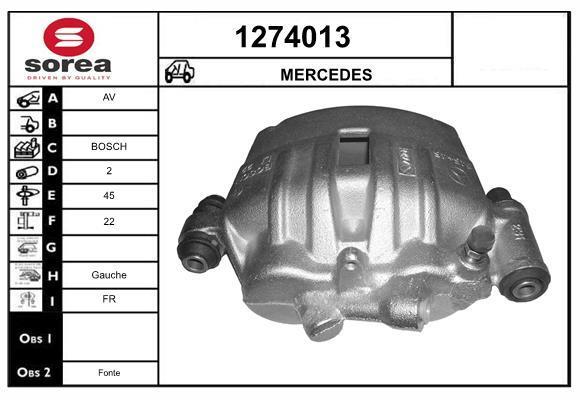 Étrier de frein SNRA ref. 1274013