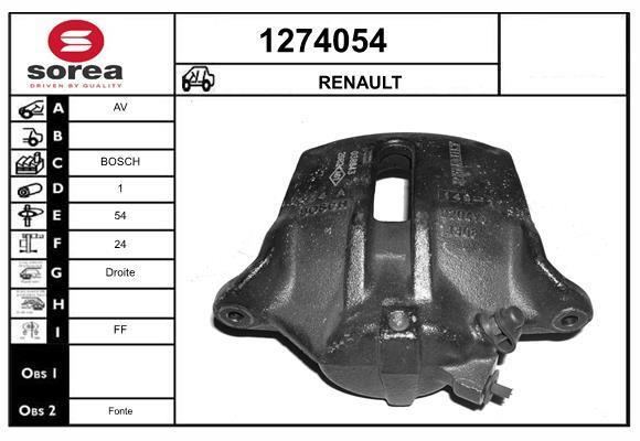 Étrier de frein SNRA ref. 1274054