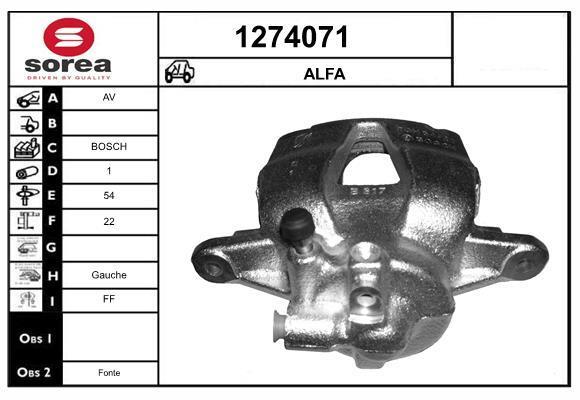 Pinza de freno SNRA ref. 1274071