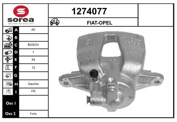 Pinza de freno SNRA ref. 1274077