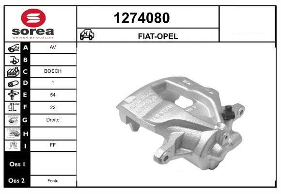 Pinza de freno SNRA ref. 1274080