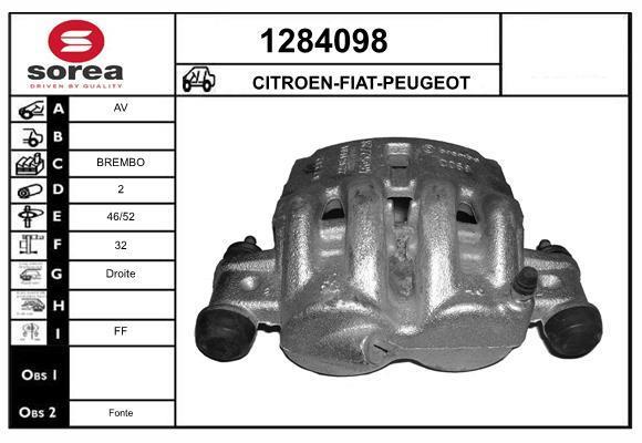 Étrier de frein SNRA 1284098